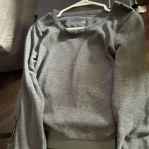 Black long sleeve top worn once